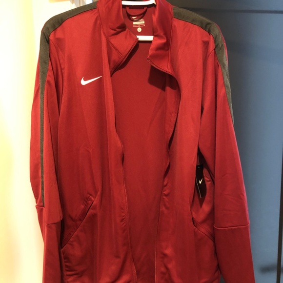 Nike Full Zip Sweater - Maroon - Picture 2 of 4